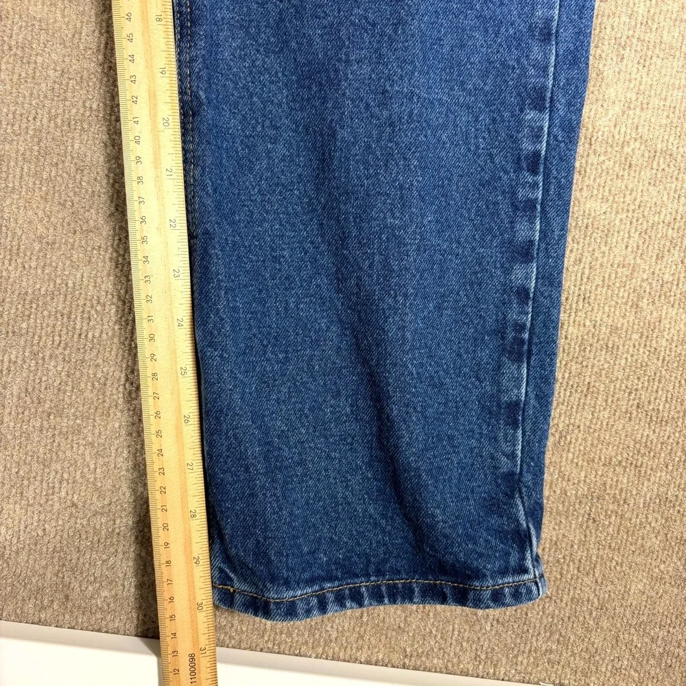Carhartt Jeans Men 36X30 Blue Denim Cotton Traditional Fit Mid Rise Straight Leg